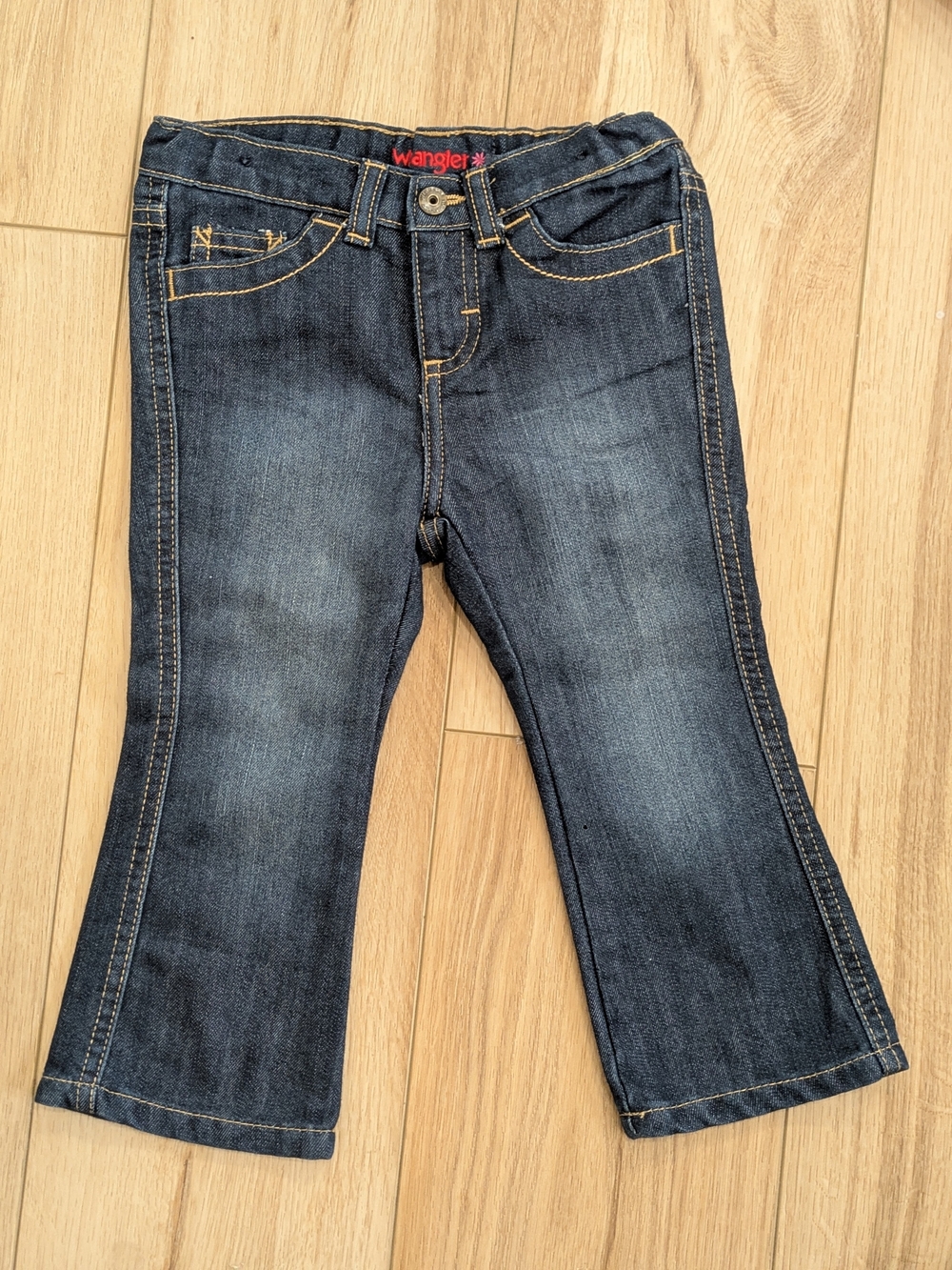 Wrangler Toddler Dark Denim Boot Cut Jeans